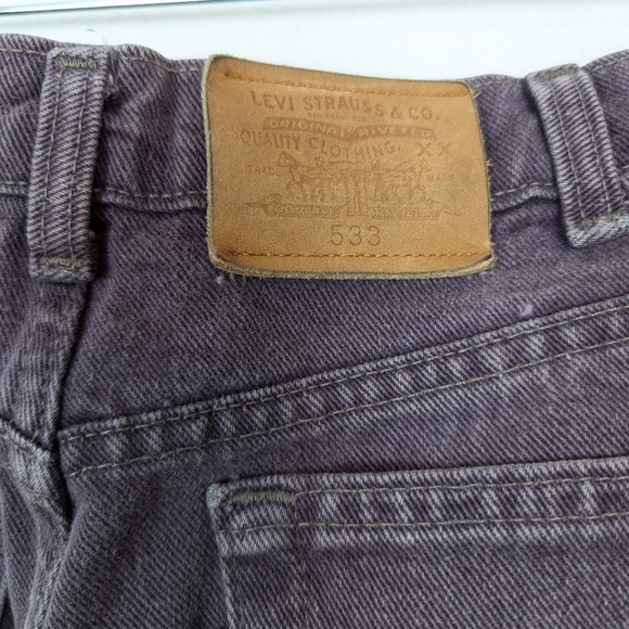 Levi's 533 Purple Classic Fit Red Tab Denim Jeans Mens Size 32 - Picture 7 of 8